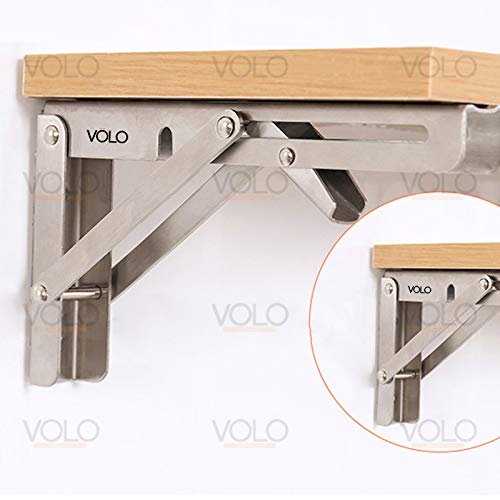 Stainless Steel Folding | VoloShoppe inch 12 Brackets